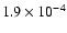$1.9\times 10^{-4}$