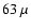 $63~\mu$