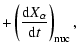 $\displaystyle +\left( \frac{{\rm d}X_\alpha }{{\rm d}t}\right) _{\rm nuc},$