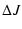 $\displaystyle \Delta J$