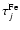 $\tau_{j}^{\rm Fe}$