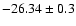 $-26.34 \pm 0.3$