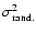 $\sigma^2_{\rm rand.}$