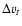 $\Delta v_t$
