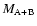 $M_{ \rm A+B}$