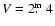$V=2\hbox{$.\!\!^{\rm m}$ }4$