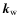 $\vec{k}_{{\rm w}}$