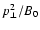 $p_\perp^2/B_0$