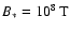 $B_\ast = 10^8 \:\mbox{T}$