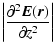 $\displaystyle \left\vert \frac{\partial^2 \vec{E}(\vec{r})}{\partial z^2}\right\vert$