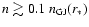 $n \gtrsim 0.1\;n_{{\rm GJ}}(r_\ast)$
