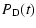 $\displaystyle P_{\rm D}(t)$