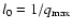 $l_0=1/q_{\rm max}$