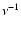 $\nu^{-1}$