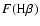 $F({\rm H}\beta)$