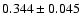 $0.344\pm 0.045$