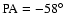 $\rm PA=-58^{\circ }$