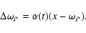 \begin{displaymath}\Delta {\omega}_{i^*}= \alpha (t)(x-{\omega}_{i^*}).
\end{displaymath}