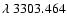 $\lambda~3303.464$