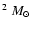 $^2~M_{\odot}$