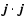 $\vec{j}\cdot \vec{j}$