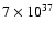 $7\times 10^{37}$