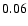 $ 0.06\protect $