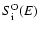 $S_{\rm i}^{\rm O}(E)$