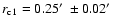 ${r_{\rm c}}_{1} =
0.25\hbox{$^\prime$ }\pm0.02\hbox{$^\prime$ }$