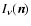 $I_\nu(\vec{n})$