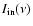 $I_{\rm in}(\nu)$