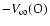 $-V_\infty({\rm O})$