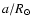 $a/R_\odot$