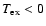 $T_{\rm ex} < 0$
