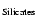 $_{\rm Silicates}$