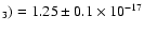 $_3)=1.25 \pm 0.1 \times 10^{-17}$
