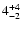 $\rm 4_{-2}^{+4}$