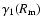 $\gamma_1(R_{\rm m})$