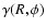 $\gamma
(R,\phi)$