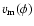$v_{\rm m}(\phi )$