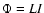$\Phi=LI$