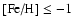 $\mbox{[Fe/H]} \leq -1$