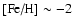 $\mbox{[Fe/H]} \sim -2$