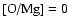 $\mbox{[O/Mg]} = 0$