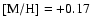 $\rm [M/H] = +0.17$