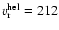 $v^{\rm hel}_{\rm r} = 212$