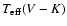 $T_{\rm eff}(V-K)$