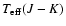 $T_{\rm eff}(J-K)$