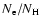 $N_{\rm e}/N_{\rm H}$