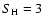 $S_{\rm H}=3$